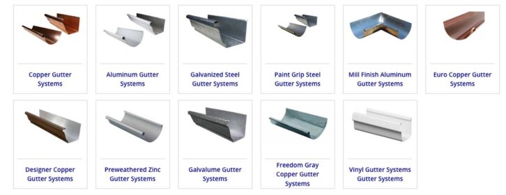 gutter options